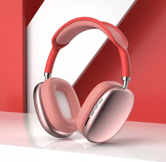 Headphones P9 Pro Max Over Ear Bluetooth με 5 Ώρες Λειτουργίας Κόκκινο