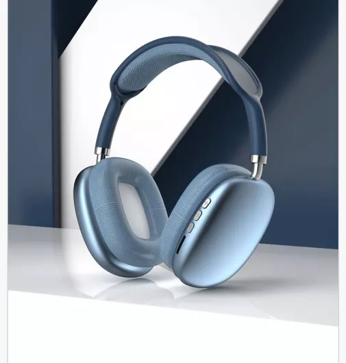Headphones P9 Pro Max Over Ear Bluetooth με 5 Ώρες Λειτουργίας Μπλε