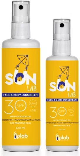Αντηλιακό Spray Uplab Pharmaceuticals SunLab για Πρόσωπο & Σώμα SPF30 100ml