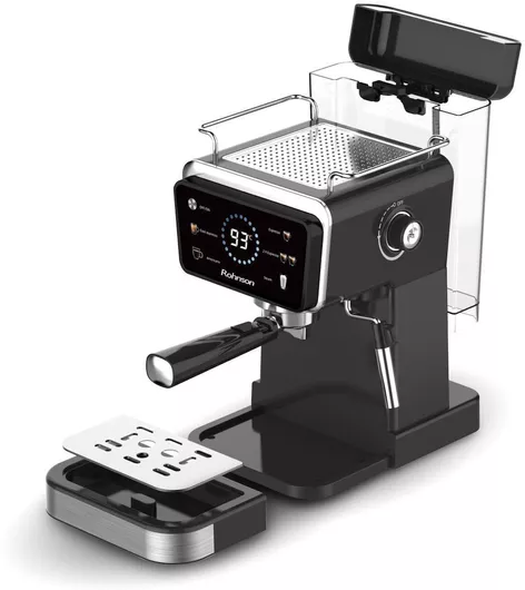 Αυτόματη Μηχανή Espresso Rohnson Hot & Cold R-98015 1350W Πίεσης 20bar Μαύρο