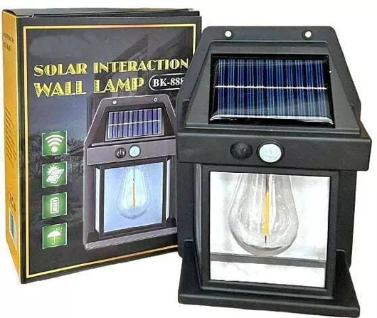 Ηλιακό Φωτιστικό Κήπου Dk-888 Επιτοίχιο