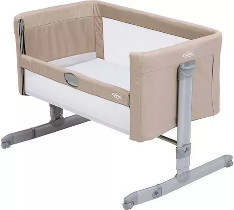 Λίκνο Graco Υφασμάτινο Πτυσσόμενο με Στρώμα 95x68.5x81cm Oatmeal