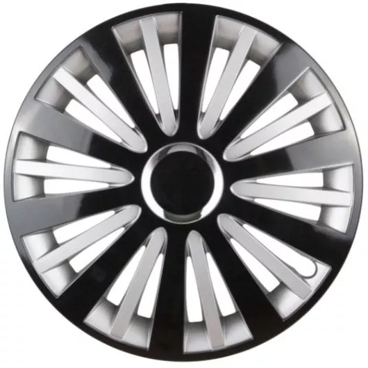 Τάσια Αυτοκινήτου Leoplast Falcon 14" Σετ 4τμχ Μαύρο/Ασημί