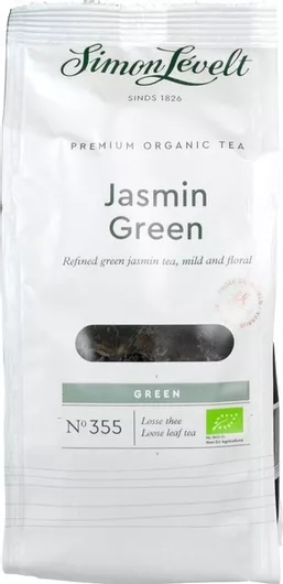 Τσάι Simon Levelt Jasmin Βιολογικό Πράσινο 90gr 20 Φακελάκια