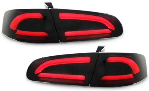 Φανάρια Αυτοκινήτου Diederichs για Seat Ibiza '02 '08 LED Lightbar Σετ Μαυρo/Φιμε Πίσω