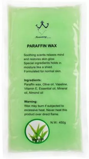 Αναλώσιμα Νυχιών Κερί Παραφίνης Πράσινο Τσάιο 450gr