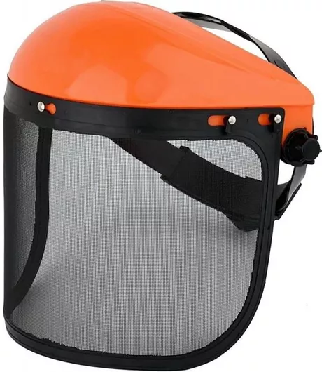 Μάσκα Εργασίας Ολόκληρου Προσώπου με Πλέγμα Προστασίας Πορτοκαλί