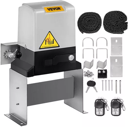 Μοτέρ Vevor Αυτόματο Συρόμενης Γκαραζόπορτας εως 600κg με 2 Τηλεχειριστήρια