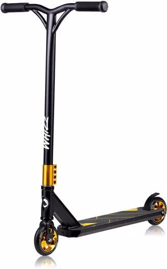 Παιδικό Πατίνι Lionelo Αναδιπλούμενο Whizz Δίτροχο Freestyle Black Carbon Yellow