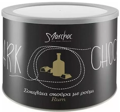Ρόφημα Σοκολάτα Marchoc Μαύρο με Ρούμι σε Σκόνη 360gr