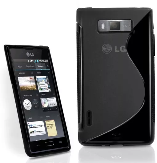 Θήκη Κινητού Back Cover Gel για LG Optimus L7 P700 Πλαστικό Μαύρο