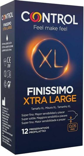 Control Feel Make Feel Προφυλακτικά Finissimo Xtra Large 0.05mm 12τμχ