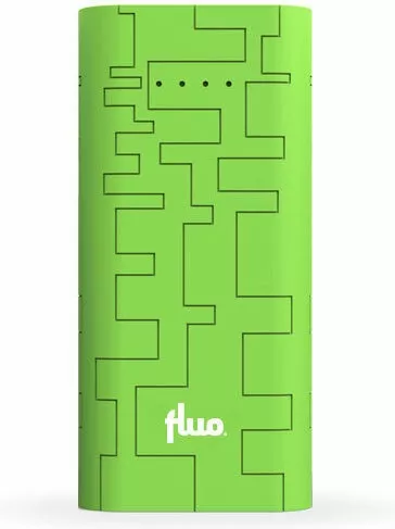 Power Bank Fluo P104010-GN 2.1A 10400mAh με 2 Θύρες USB-A Πράσινο