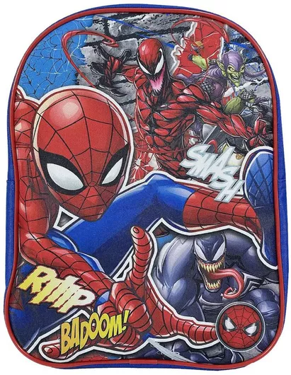 Σχολική Τσάντα Πλάτης Νηπίου Justnote Spiderman 28cm Μπλε