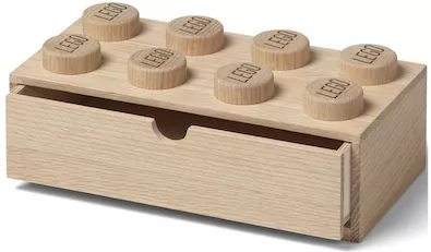 Lego Wooden Desk Drawer 8 Light Oak #5007111