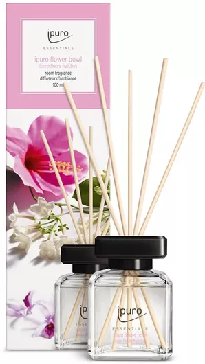 Αρωματικό Χώρου με Sticks iPuro Essentials 100ml Flower Bowl Σετ 6τμχ