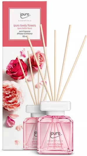 Αρωματικό Χώρου με Sticks iPuro Essentials 100ml Lovely Flowers Σετ 6τμχ