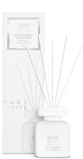 Αρωματικό Χώρου με Sticks iPuro Essentials 100ml Pure White Σετ 6τμχ