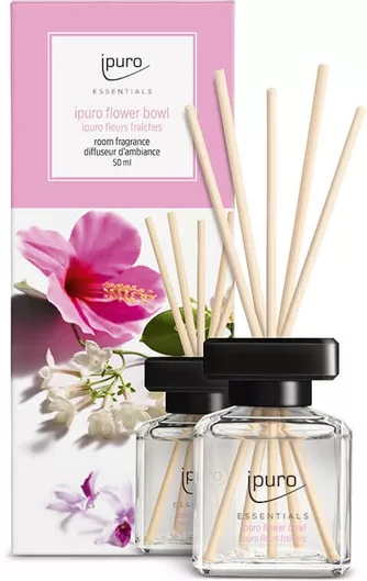 Αρωματικό Χώρου με Sticks iPuro Essentials 50ml Flower Bowl Σετ 6τμχ