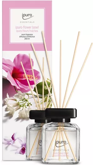 Αρωματικό Χώρου με Sticks iPuro Essentials 200ml Flower Bowl Σετ 6τμχ