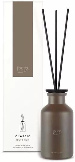 Αρωματικό Χώρου με Sticks iPuro Classic 240ml Cuir Σετ 6τμχ