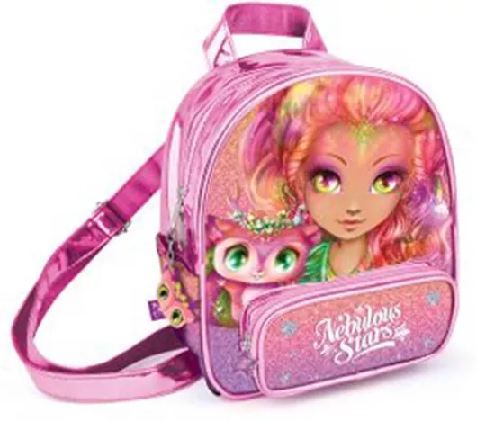 Παιδική Τσάντα Βόλτας Πλάτης Nebulous Stars Hazelia Mini Ροζ