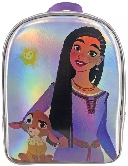 Παιδική Τσάντα Βόλτας Πλάτης Διακάκης Disney Wish με Πορτοφολάκι 27x21x8cm Πολύχρωμο
