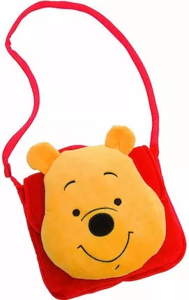Παιδική Τσάντα Βόλτας Ώμου Johntoy Winnie the Pooh 20x20cm Κόκκινο/Πορτοκαλί