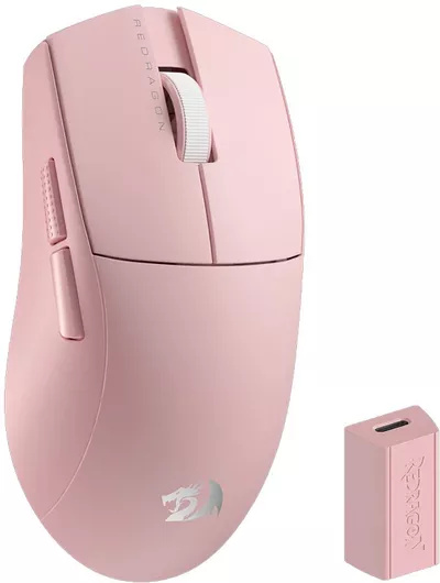 Gaming Ποντίκι Redragon M916 Pro 4K Ασύρματο 26000 DPI Ροζ