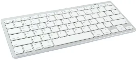 20650 Ασύρματο Bluetooth Πληκτρολόγιο για Tablet Αγγλικό US Λευκό