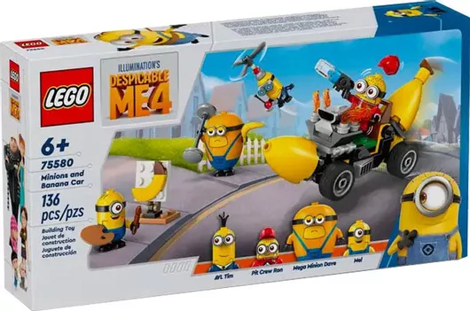 Lego Minions Banana Car 136τμχ για 6+ Ετών