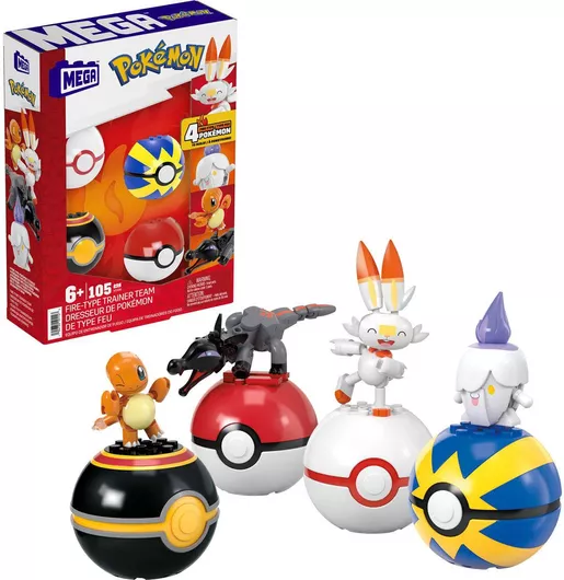 Mega Bloks Τουβλάκια Pokemon 105τμχ για 6+ Ετών