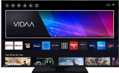 Τηλεόραση Toshiba Smart 43QV3463DG 43" 4K UHD QLED HDR 2024