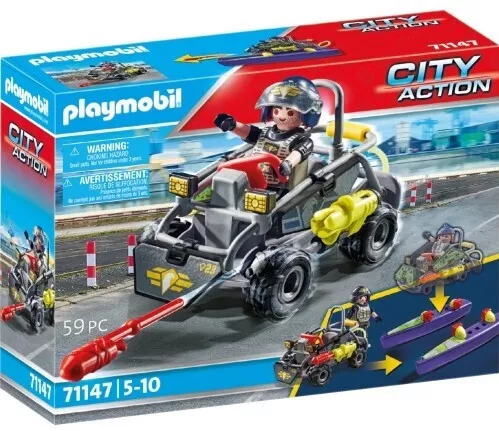 Playmobil City Action Αμφίβιο Όχημα Ειδικών Δυνάμεων για 5-10 ετών