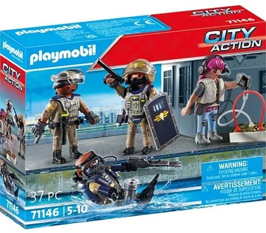 Playmobil City Action Ομάδα Ειδικών Δυνάμεων για 5-10 ετών