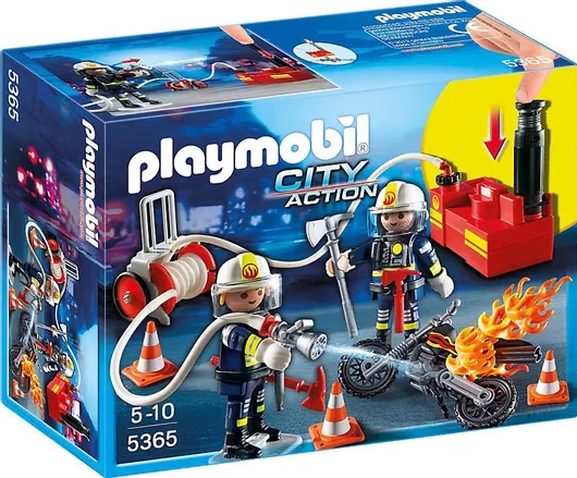 Playmobil City Action Πυροσβέστες Με Αντλία Νερού για 5-10 ετών