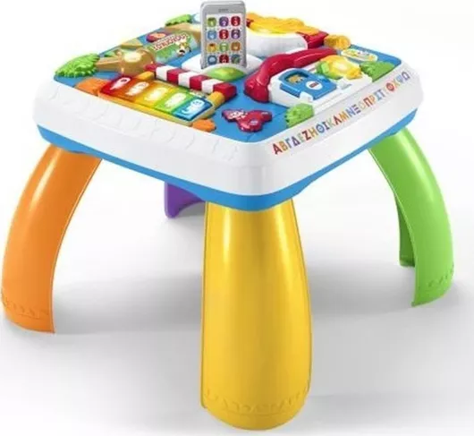 Βρεφικό Παιχνίδι Δραστηριοτήτων Fisher Price Τραπεζάκι Παίζω & Μαθαίνω με Μουσική & Ήχους για 6+ Μηνών