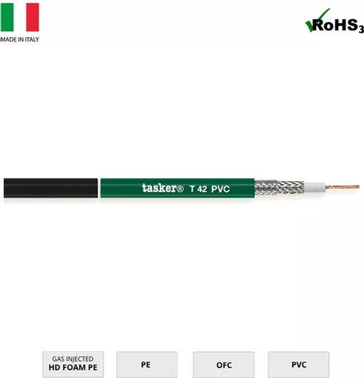 Καλώδιο Tasker T42 HDTV/SDI Ομοαξονικό 100m