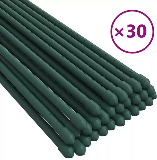 Πάσσαλος-Βέργα vidaXL 115cm Στήριξης Φυτών Σετ 30τμχ