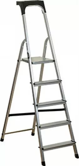 Σκάλα Αλουμινίου Krausmann Τύπου Λάμδα 166cm με 4 Σκαλιά