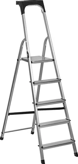 Σκάλα Αλουμινίου Krausmann Τύπου Λάμδα 189cm με 5 Σκαλιά