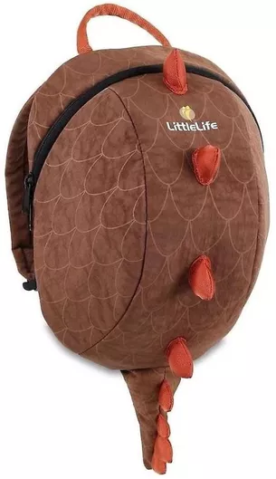 Σχολική Τσάντα Νηπίου Littlelife Πλάτης για Αγόρι Δεινόσαυρος Καφέ