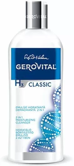 Γαλάκτωμα Καθαρισμού Προσώπου & Ματιών Gerovital H3 Classic 200ml