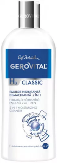 Γαλάκτωμα Καθαρισμού Προσώπου & Ματιών Gerovital H3 Classic 200ml