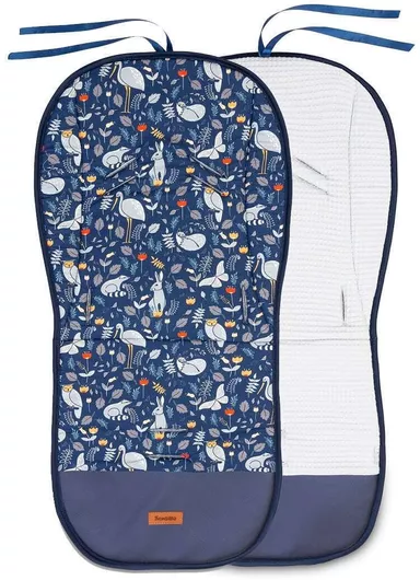 Κάλυμμα Καροτσιού Sensillo Waffle Animal Land 80x40cm Μπλε