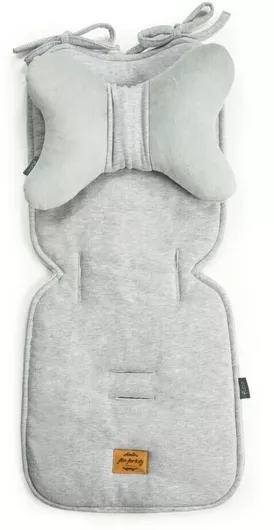 Στρώμα Καροτσιού Beboulino με Μαξιλάρι 78x32cm Baby Grey