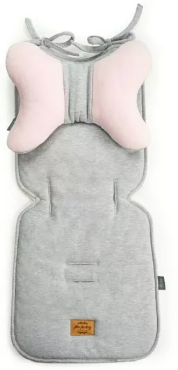 Στρώμα Καροτσιού Beboulino με Μαξιλάρι 78x32cm Baby Pink