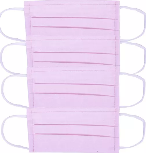 Μάσκες Προστασίας MA83 Υφασμάτινες για Παιδιά 4τμχ Ροζ