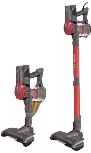 Σκούπα Stick & Χειρός Hoomei HM-2182T Ηλεκτρική 600W Κόκκινο