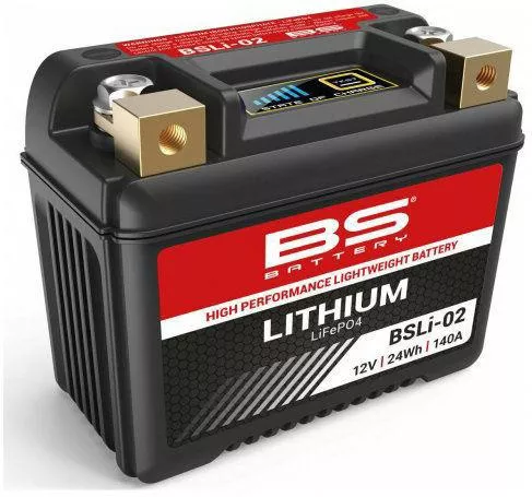 Μπαταρία Μοτοσυκλέτας BS Lithium LiFePO4 BSLi-02 Χωρητικότητας 2Ah & 24Wh